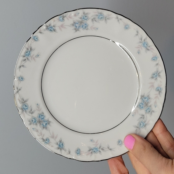 Norleans China Japan. First Love Set of 4 Bread & Butter Plates 6" Vintage - Picture 6 of 12